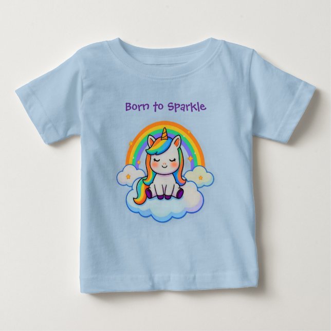 Camiseta Unicórnio de Algodão Confortável (Frente)