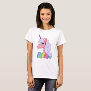 Camiseta Unicórnio de arco-íris