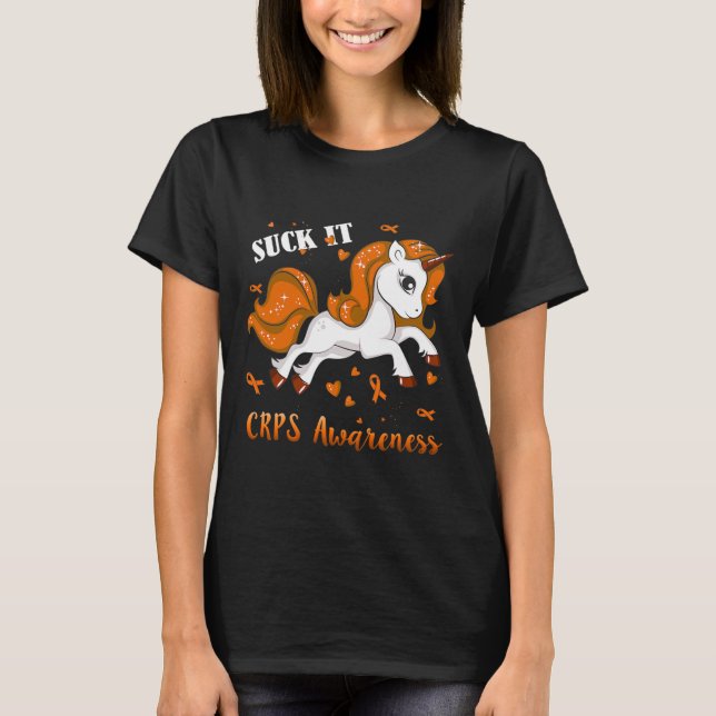 Camiseta Unicórnio de conscientização da Crps  (Frente)