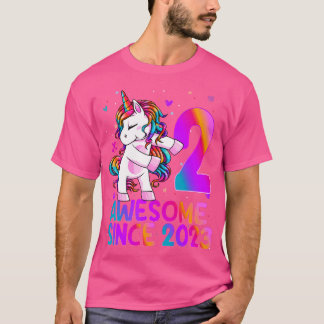 Camiseta Unicórnio de Fio Dental Menina de 2 Anos de Idade 
