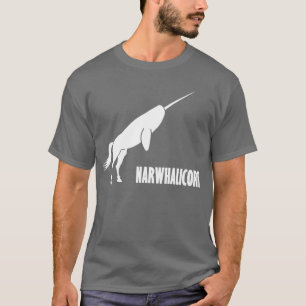 Camiseta Unicórnio de Narwhalicorn Narwhal