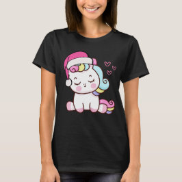 Camiseta Unicórnio de Natal
