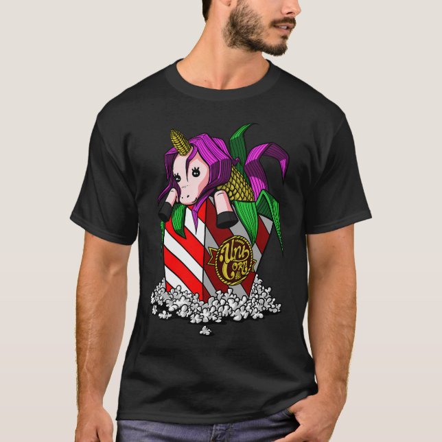 Camiseta Unicórnio de Pipoca (Frente)