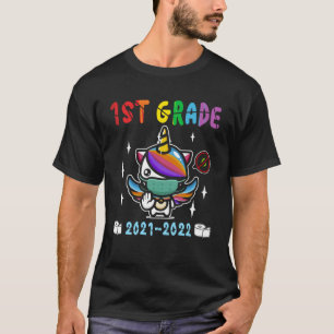 Camiseta Unicórnio de Quarentena Olá Primeira Série 2020 Vo