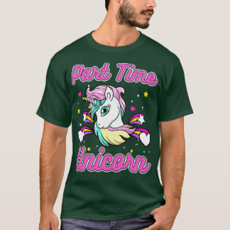Camiseta Unicórnio de Tempo de Peça de Cuta