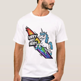 Camiseta Unicórnio Desculpa Não Desculpa