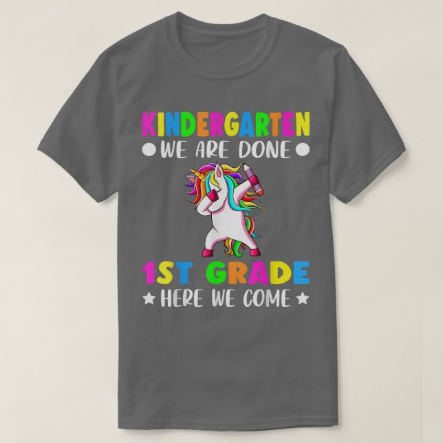 Camiseta Unicórnio do jardim de infância.  (Frente do Design)