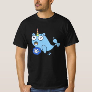 Camiseta Unicórnio Docker de gopher Golang com Kubernetes