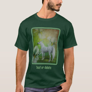 Camiseta Unicórnio E Lily Fantasy Horse Art
