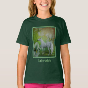 Camiseta Unicórnio E Lily Fantasy Horse Art Personalizado