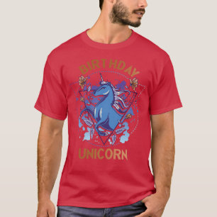 Camiseta Unicórnio e unicórnio de aniversário e japonês