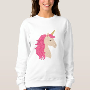 Camiseta Unicórnio Elegante com Brilho e Glitter
