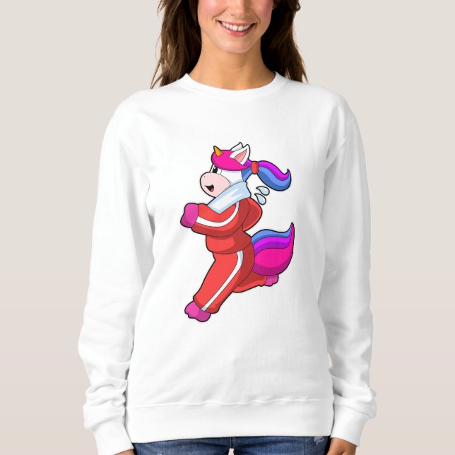 Camiseta Unicórnio em Execução (Frente)