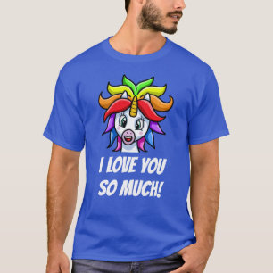 Camiseta Unicórnio Eu Te Amo Tão Engraçado