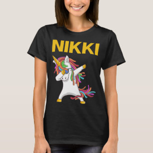 Camiseta Unicórnio Feliz - Nikki Nome