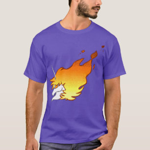 Camiseta Unicórnio Flaming