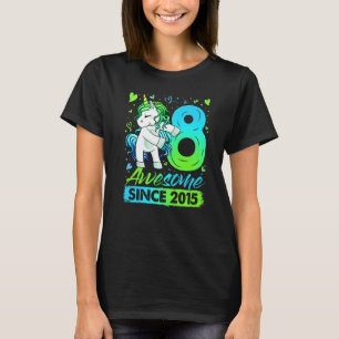 Camiseta Unicórnio Flexibilizado com 8 Anos Oferece Oitava 