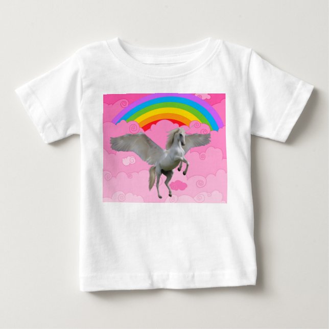 Camiseta Unicórnio Fofo. (Frente)