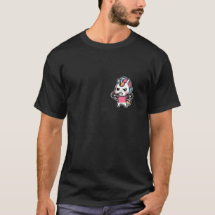 Camiseta Unicórnio Fofo Engraçado Treino Academia Fitness L