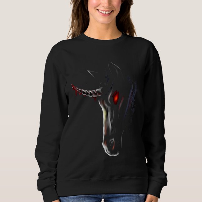 Camiseta Unicórnio Gótico (Frente)