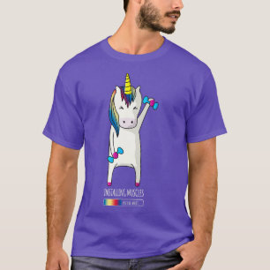 Camiseta Unicórnio Instalando Malhação Engraçado Muscular G
