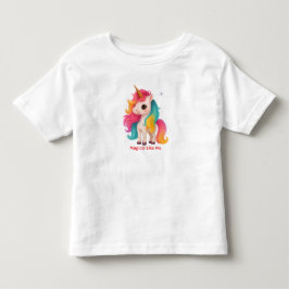 Camiseta Unicórnio Mágico Como Eu – Menina Pequena