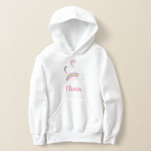 Camiseta Unicórnio mágico do arco-íris personalizado
