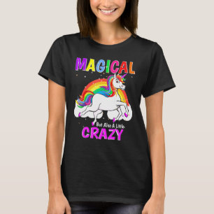 Camiseta Unicórnio Mágico, Mas Também Louco