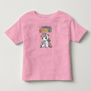 Camiseta Unicórnio Magnífica Irmã Mais Velha
