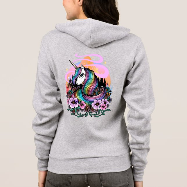 Camiseta Unicórnio Majestoso (Verso)