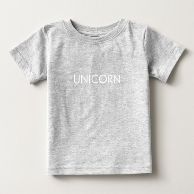 Camiseta "Unicórnio" minimalista (Frente)