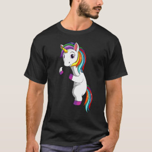 Camiseta Unicórnio Mulheres Crianças Jovens Jovens