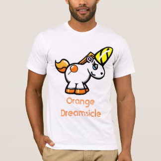 Camiseta Unicórnio!! O Dreamsicle alaranjado