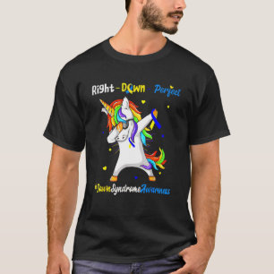 Camiseta Unicórnio para Baixo, Perfeito para Baixo, Sensibi