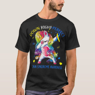 Camiseta Unicórnio para Baixo, Síndrome Perfeita para Baixo