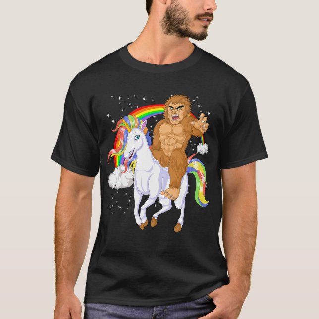 Camiseta unicórnio patudo (Frente)