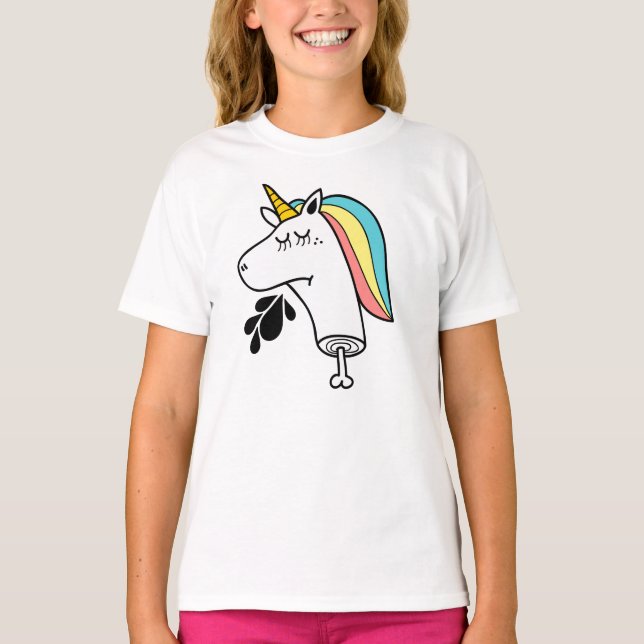 Camiseta Unicórnio pobre (Frente)