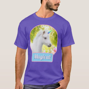 Camiseta Unicórnio Pônei Branco