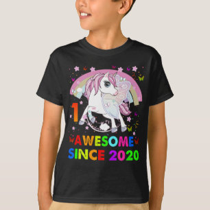 Camiseta Unicórnio primeiro aniversario de 1 ano