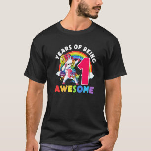 Camiseta Unicórnio primeiro aniversario Unicorn Dab Unicorn