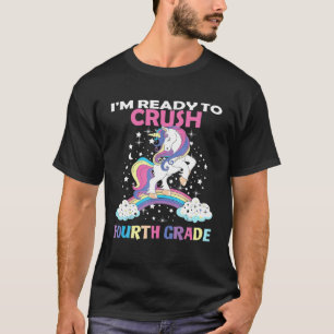 Camiseta Unicórnio Pronta A Esmagar O Quarto Grau De Volta