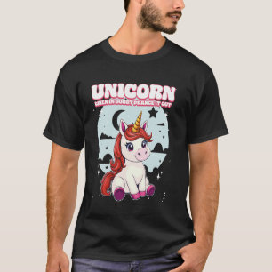 Camiseta Unicórnio Quando em Dúvida Faça um Desfile Unicórn