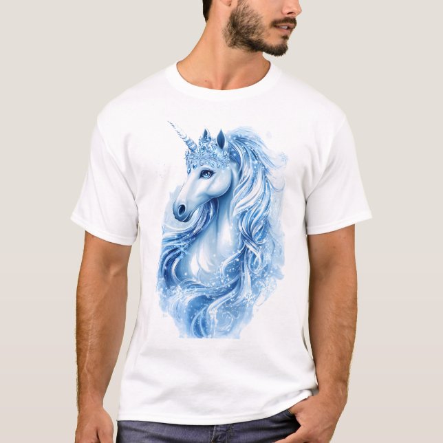 Camiseta Unicórnio Rainha do Gelo (1) (Frente)