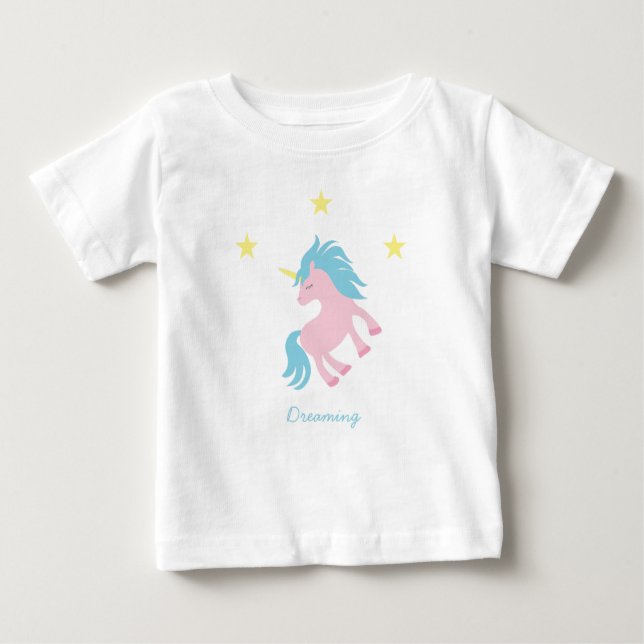 Camiseta Unicornio rosa (Frente)