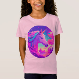 Camiseta Unicórnio Rosa Mágico