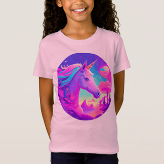 Camiseta Unicórnio Rosa Mágico