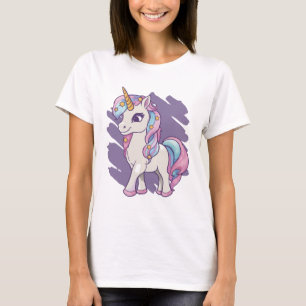 Camiseta Unicórnio Roxo