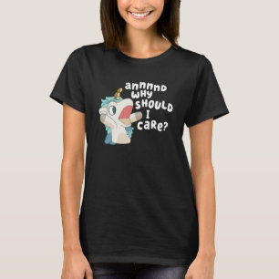 Camiseta Unicórnio Sarcástico E Por Que Me Importa?