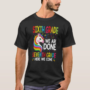 Camiseta Unicórnio Sexto Ano, Já Fizemos O Sétimo Ano Aqui
