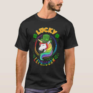 Camiseta Unicórnio Sortudo do Dia de São Patrício
